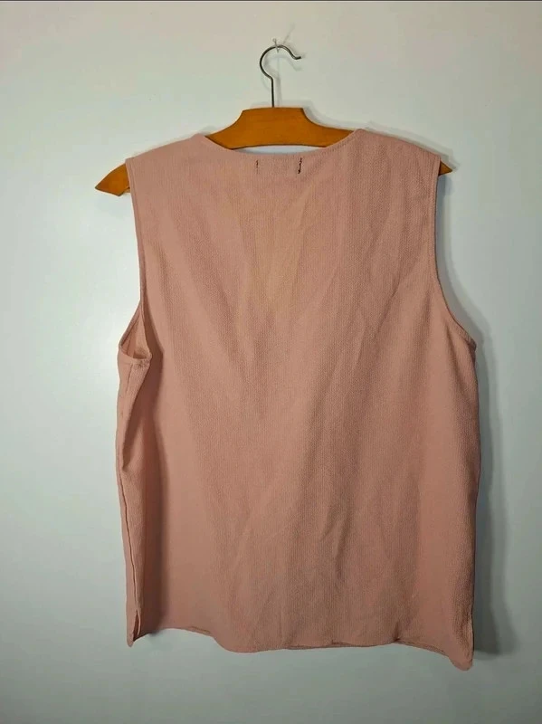 Debardor fluido rosa claro – Mim – Talla M – Corte amplio – photo 7